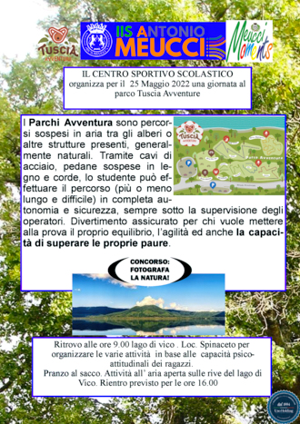 Uscita didattica al Parco Tuscia Avventure - Lago di…