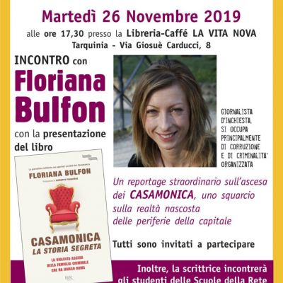 Incontro con Floriana Bulfon