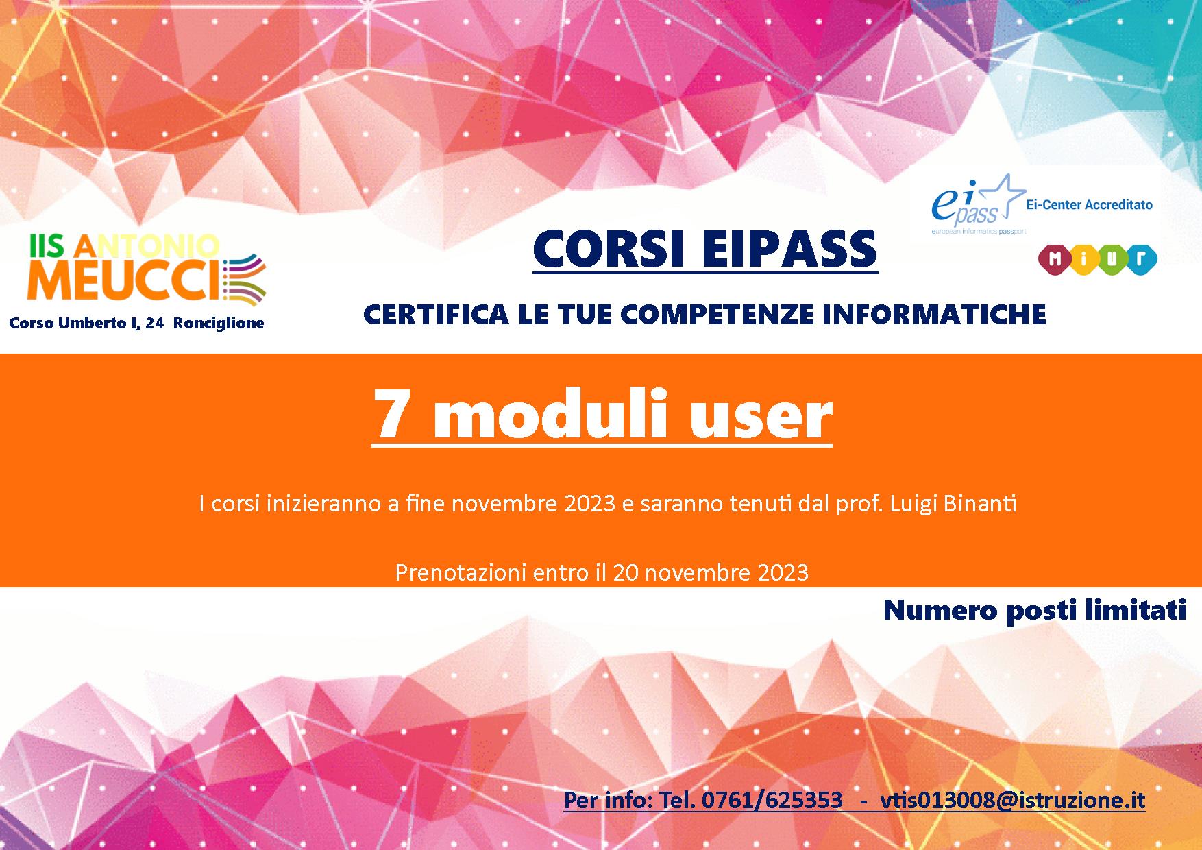 Locandina Eipass 2023